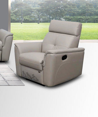 ESF Furniture - 8501 Chair w-Recliners in Light Grey - 85011