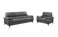 ESF Furniture - 2934 2 Piece w/Electric Recliner in Dark Gray - 29343DARK GREY-2SET