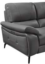 ESF Furniture - 2934 2 Piece w/Electric Recliner in Dark Gray - 29343DARK GREY-2SET