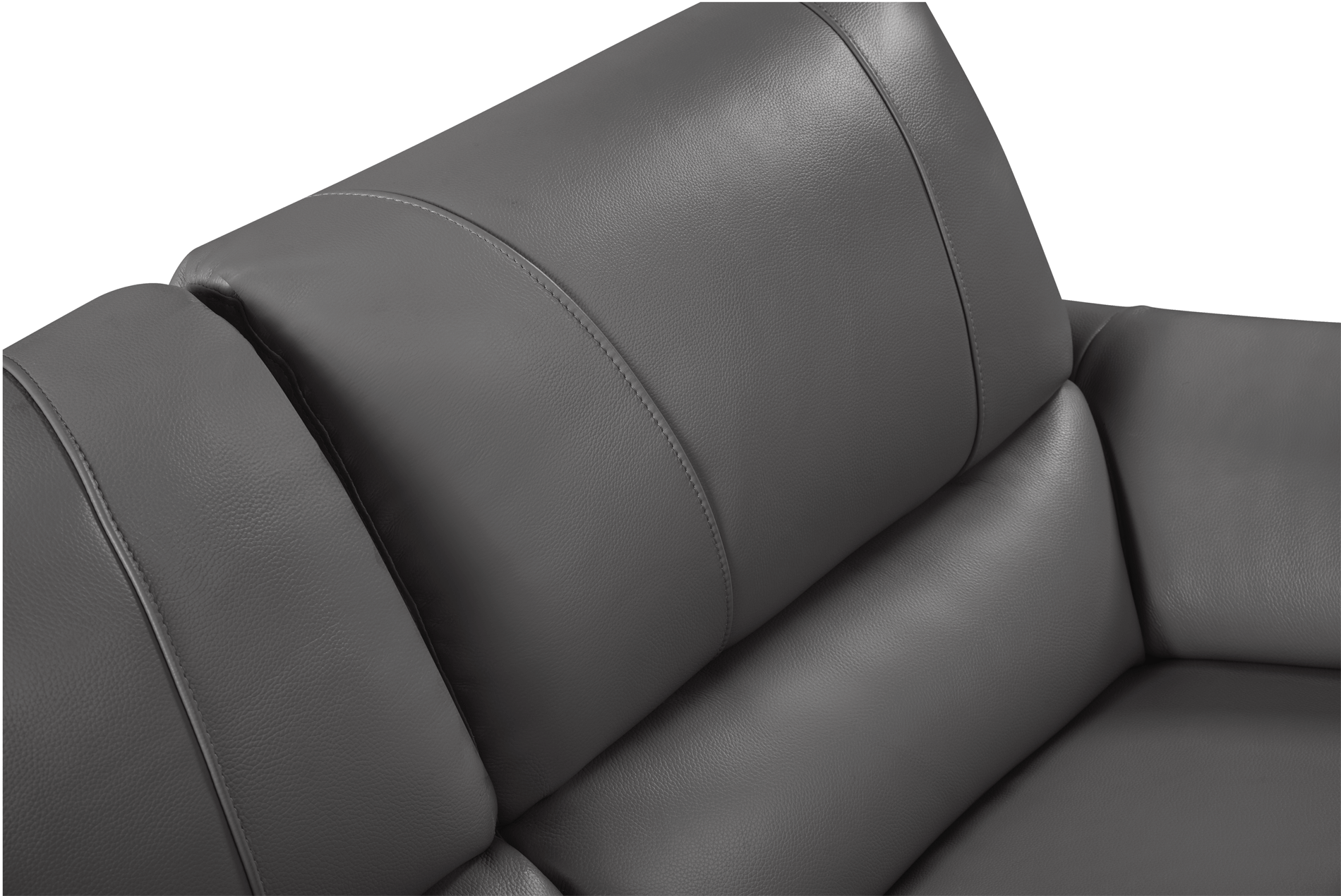 ESF Furniture - 2934 2 Piece w/Electric Recliner in Dark Gray - 29343DARK GREY-2SET