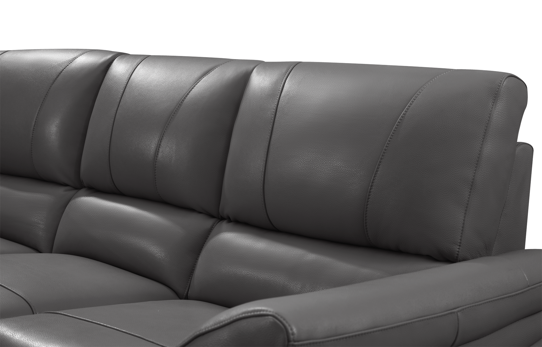 ESF Furniture - 2934 2 Piece w/Electric Recliner in Dark Gray - 29343DARK GREY-2SET