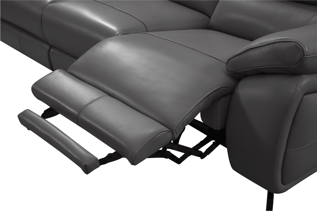ESF Furniture - 2934 2 Piece w/Electric Recliner in Dark Gray - 29343DARK GREY-2SET