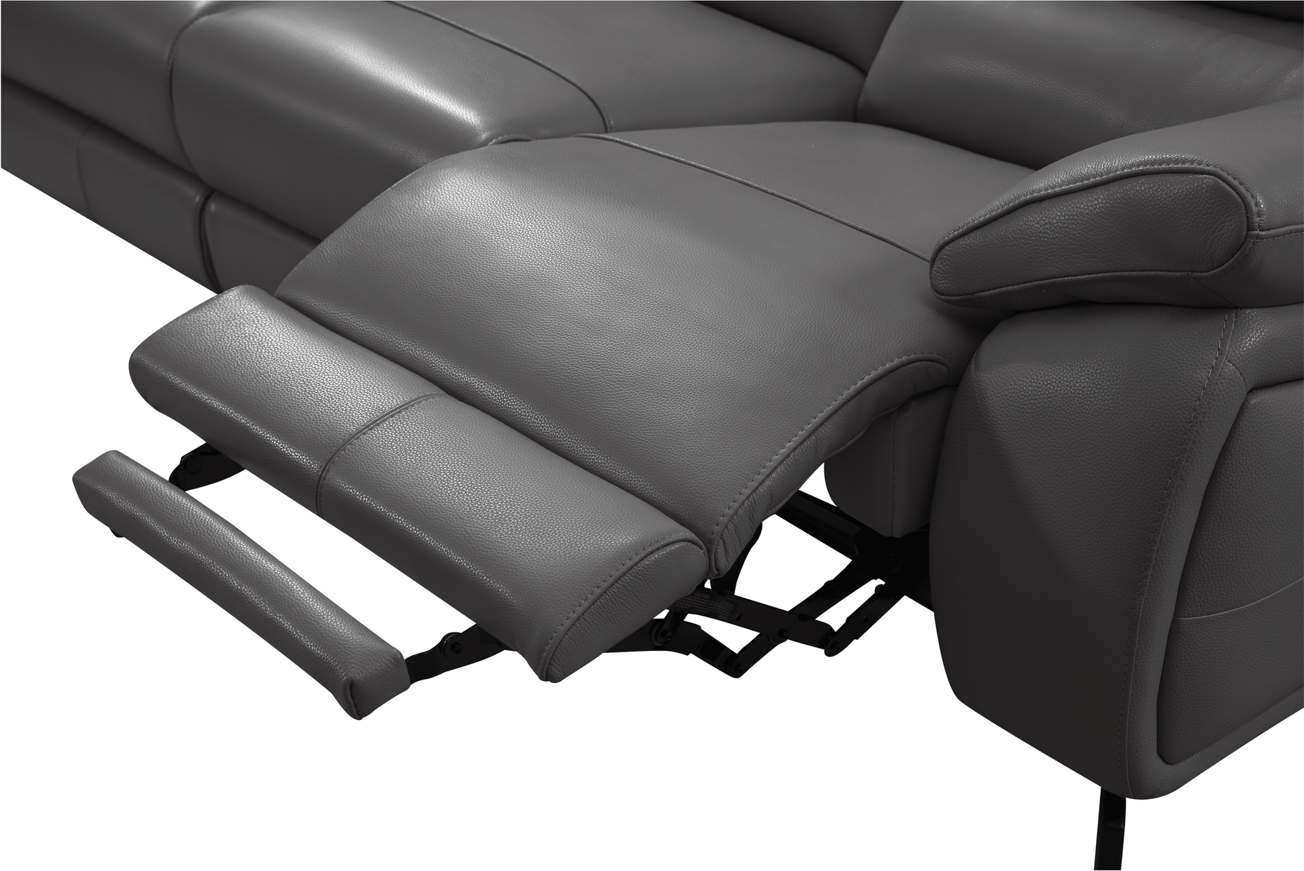 ESF Furniture - 2934 2 Piece w/Electric Recliner in Dark Gray - 29343DARK GREY-2SET