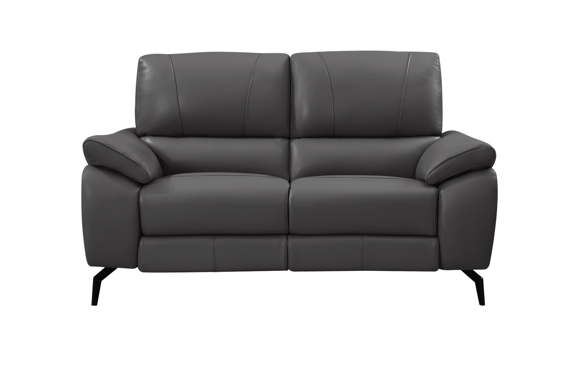 ESF Furniture - 2934 2 Piece w/Electric Recliner in Dark Gray - 29343DARK GREY-2SET