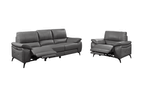 ESF Furniture - 2934 2 Piece w/Electric Recliner in Dark Gray - 29343DARK GREY-2SET