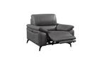 ESF Furniture - 2934 2 Piece w/Electric Recliner in Dark Gray - 29343DARK GREY-2SET