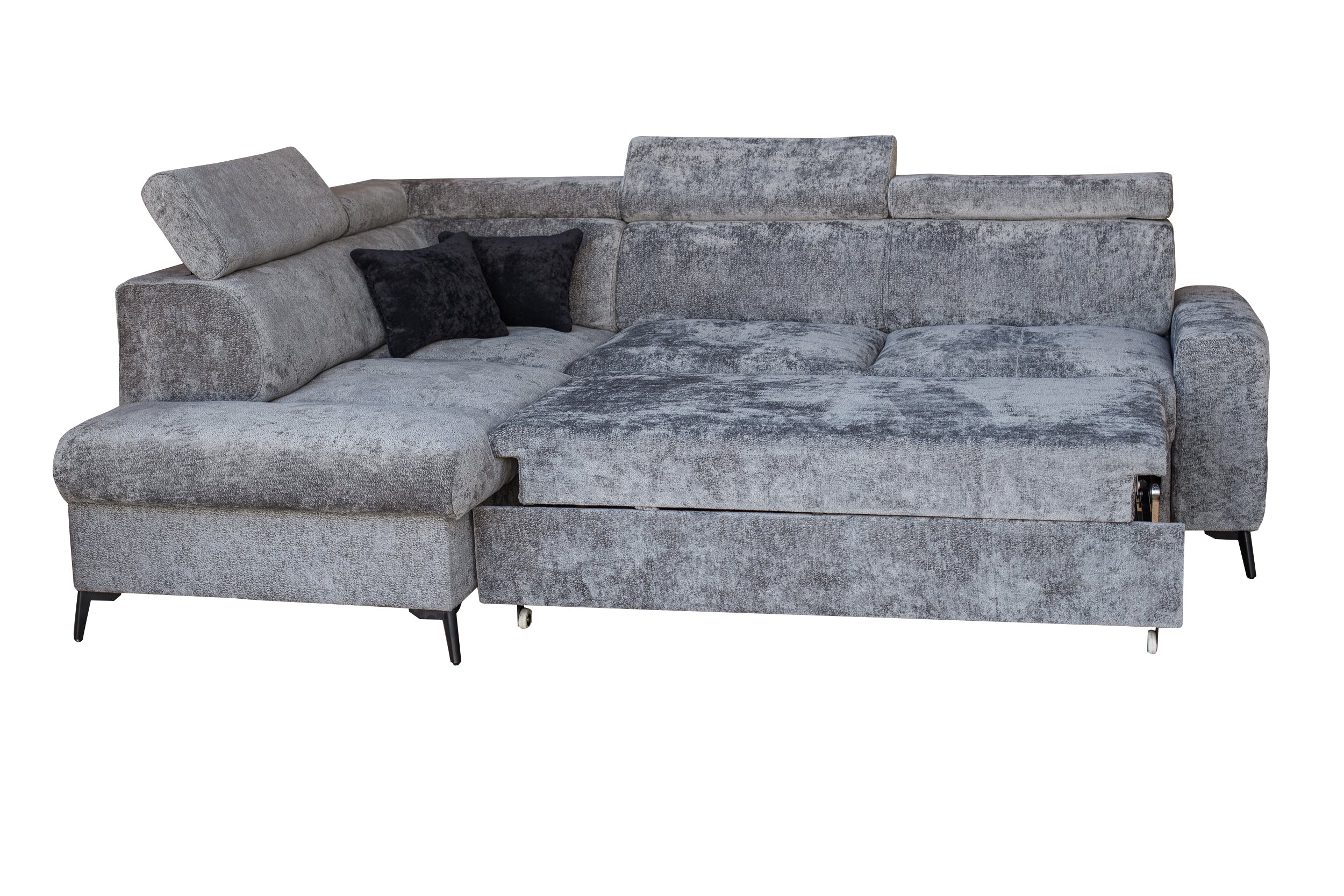 ESF Furniture - Daytona Sectional w/ Bed & Storage - DAYTONA-SEC