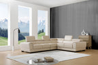 ESF Furniture - 2786 Sectional in Cream - 2786-SEC