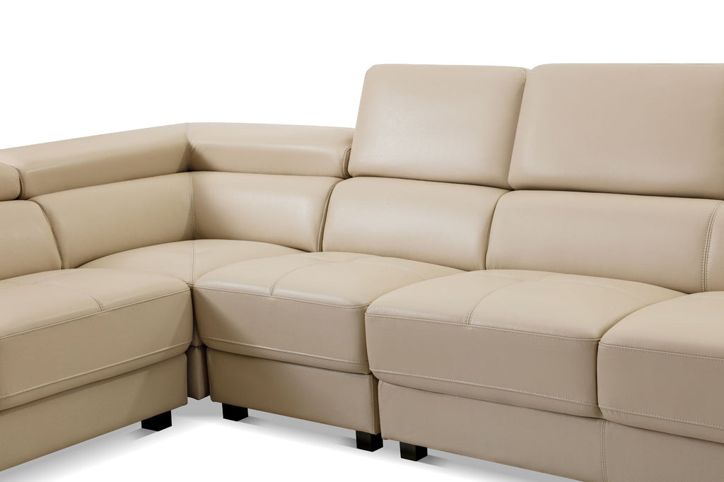 ESF Furniture - 2786 Sectional in Cream - 2786-SEC