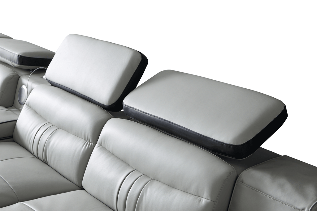 ESF Furniture - 908 Sectional Right in Light Grey - 908SECTIONALRIGHT