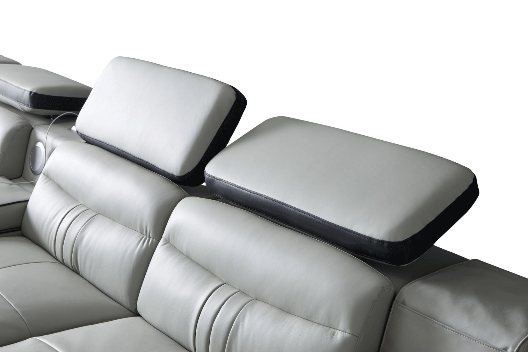 ESF Furniture - 908 Sectional Right in Light Grey - 908SECTIONALRIGHT