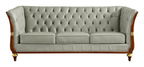 ESF Furniture - 401 Grey Leather Sofa - 4013
