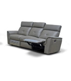 ESF Furniture - 8501 3 Piece Recliner Living Room Set in Dark Grey - 8501DARKGREY-SLC