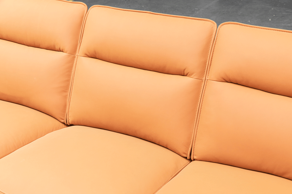 ESF Furniture - GM530 Sofa in Orange - GM530-S