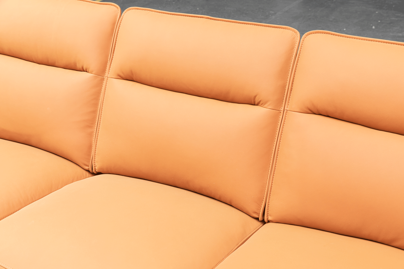ESF Furniture - GM530 Sofa in Orange - GM530-S
