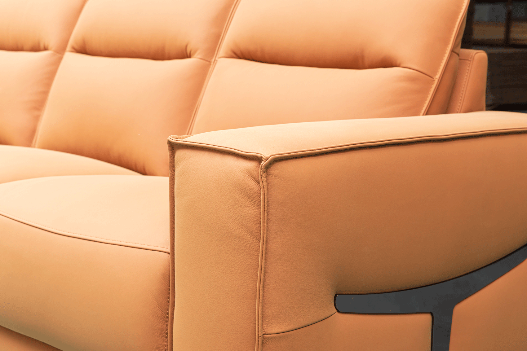 ESF Furniture - GM530 Sofa in Orange - GM530-S