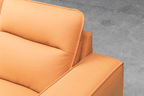 ESF Furniture - GM530 Sofa in Orange - GM530-S