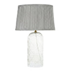 Luxora Table Lamp Gold - Clear and Grey