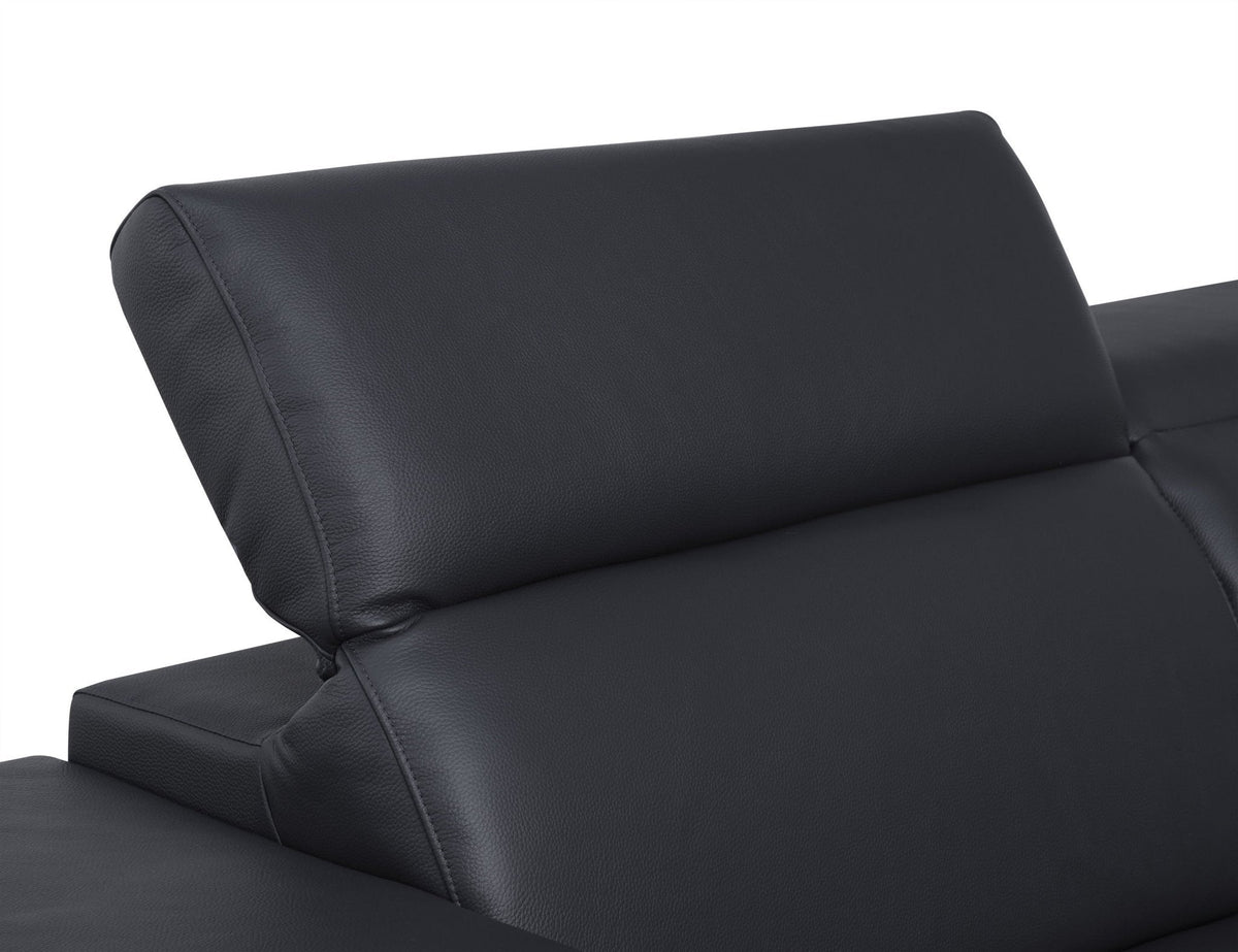 Favo Black 4-Piece Sectional