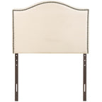 Curl Nailhead Upholstered Headboard