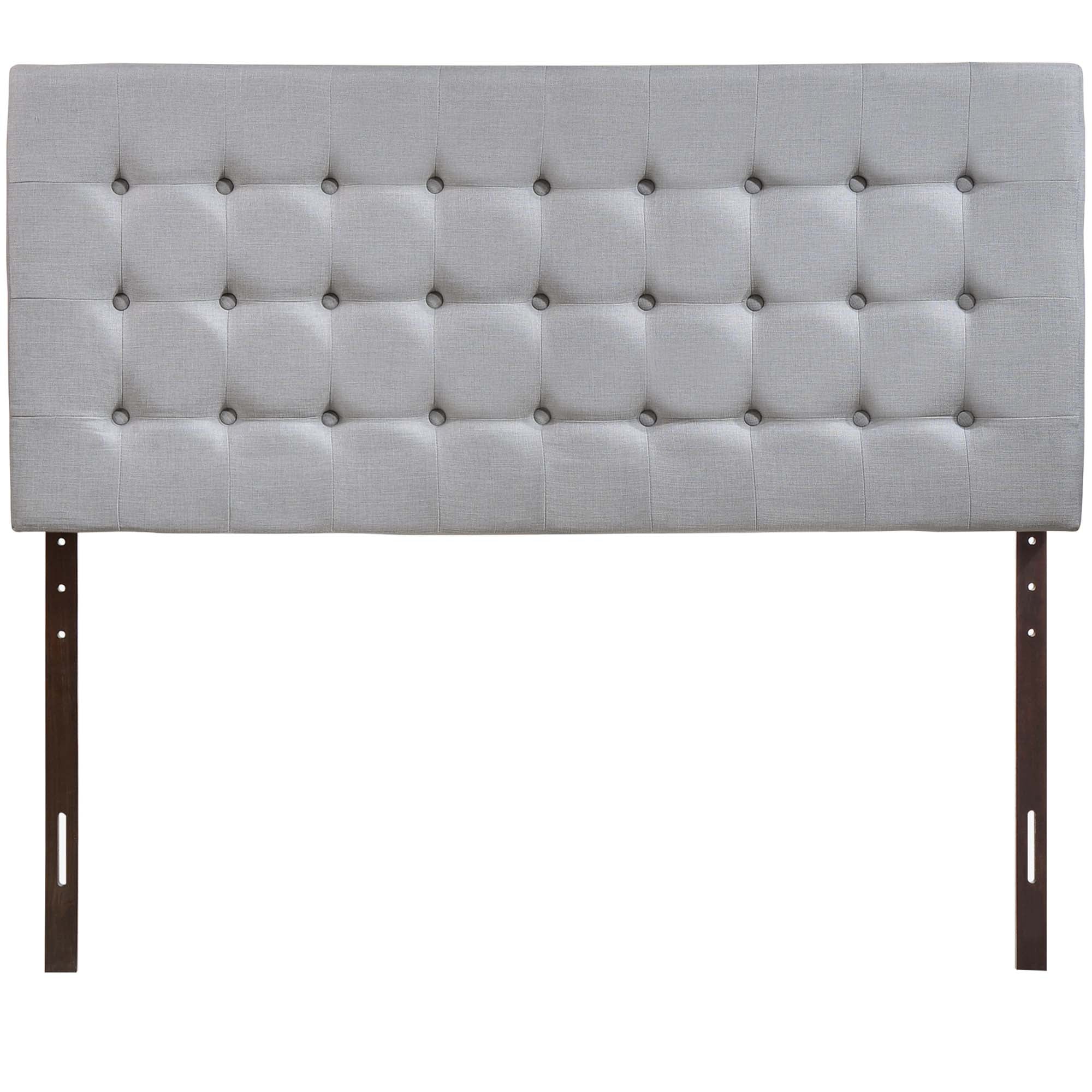 Tinble Upholstered Fabric Queen Headboard