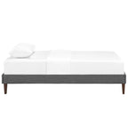 Sharon Fabric Bed Frame with Squared Tapered Legs