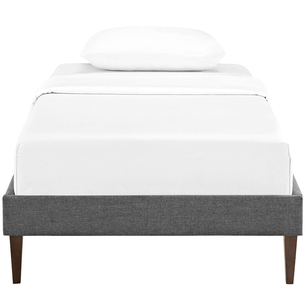 Sharon Fabric Bed Frame with Squared Tapered Legs