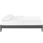 Sharon Fabric Bed Frame with Squared Tapered Legs