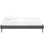 Helen Fabric Bed Frame with Round Splayed Legs