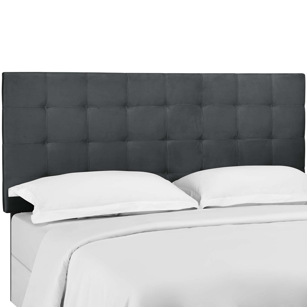 Paisley Tufted Upholstered Performance Velvet Headboard