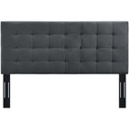 Paisley Tufted Upholstered Performance Velvet Headboard