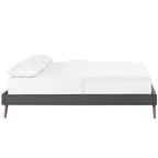 Loryn Fabric Bed Frame with Round Splayed Legs