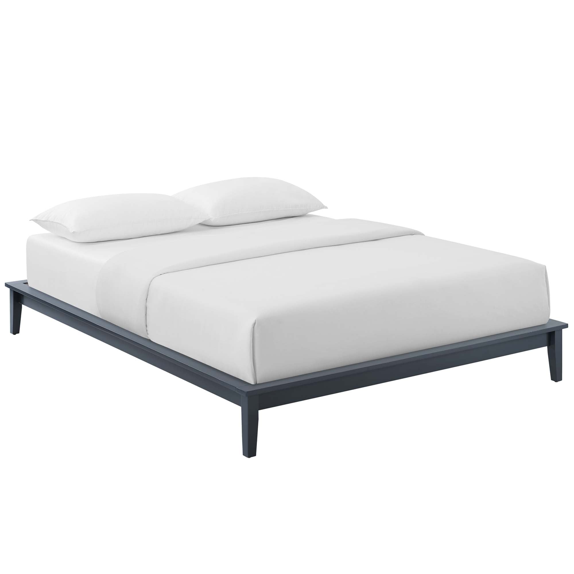 Lodge Wood Platform Bed Frame