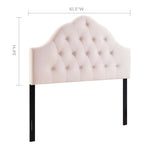 Sovereign Diamond Tufted Performance Velvet Headboard