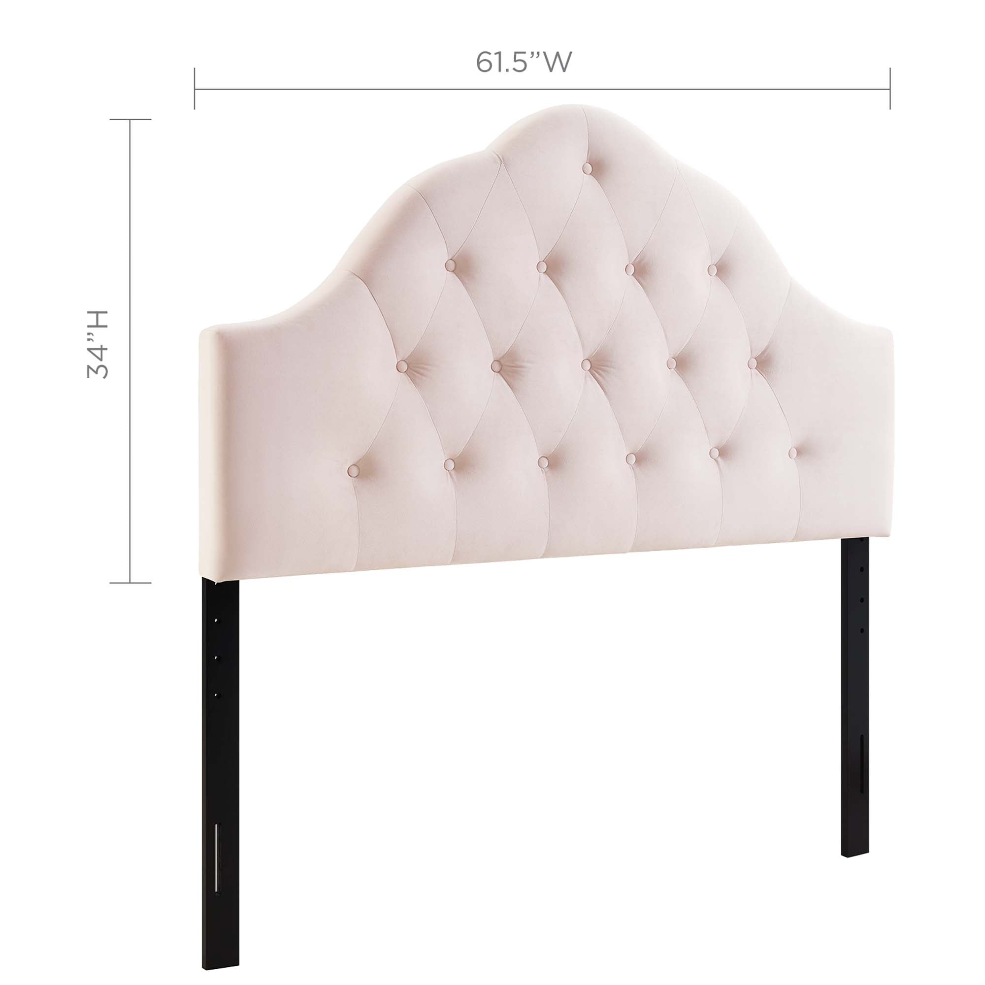 Sovereign Diamond Tufted Performance Velvet Headboard