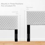 Angela Performance Velvet Headboard