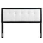 Draper Tufted Fabric and Wood Headboard