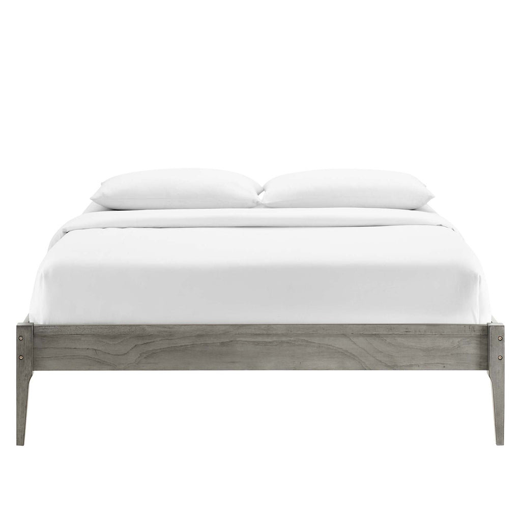 June Wood Platform Bed Frame