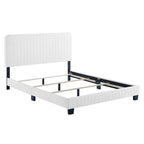 Celine Channel Tufted Performance Velvet Bed