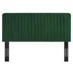 Milenna Channel Tufted Performance Velvet Headboard