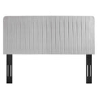 Milenna Channel Tufted Performance Velvet Headboard