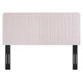 Milenna Channel Tufted Performance Velvet Headboard