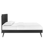 Marlee Wood Platform Bed With Splayed Legs