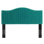 Brielle Channel Tufted Performance Velvet Headboard