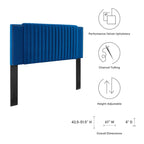 Felicity Channel Tufted Performance Velvet Headboard