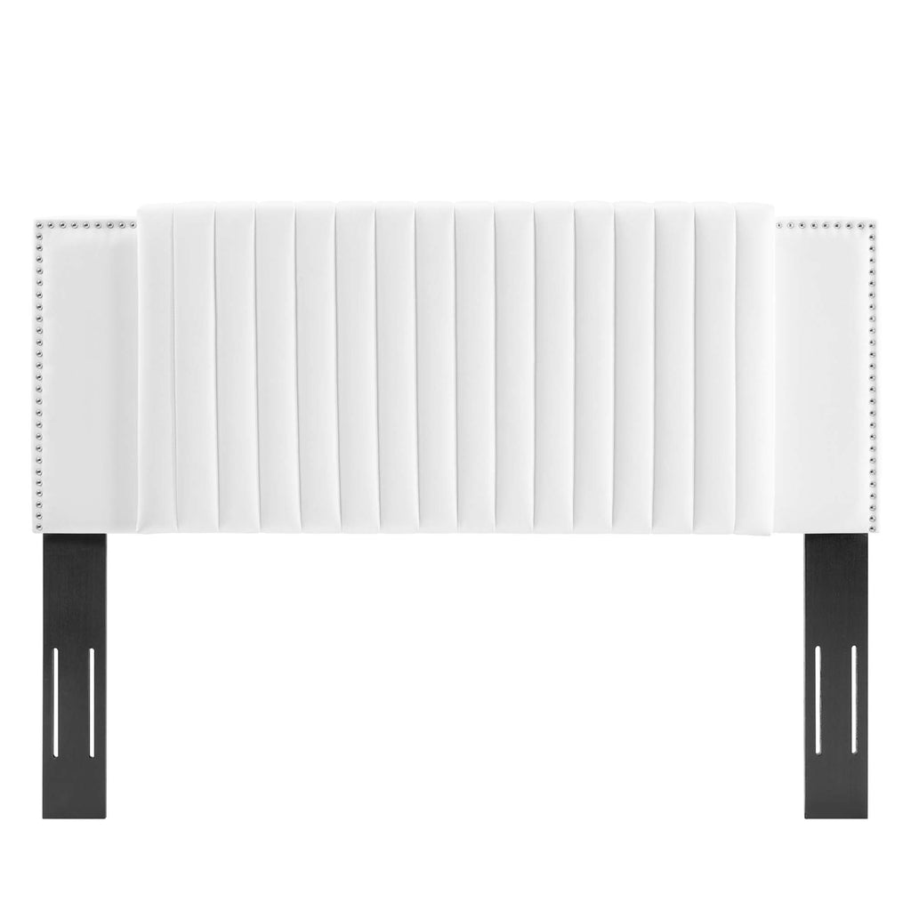 Felicity Channel Tufted Performance Velvet Headboard