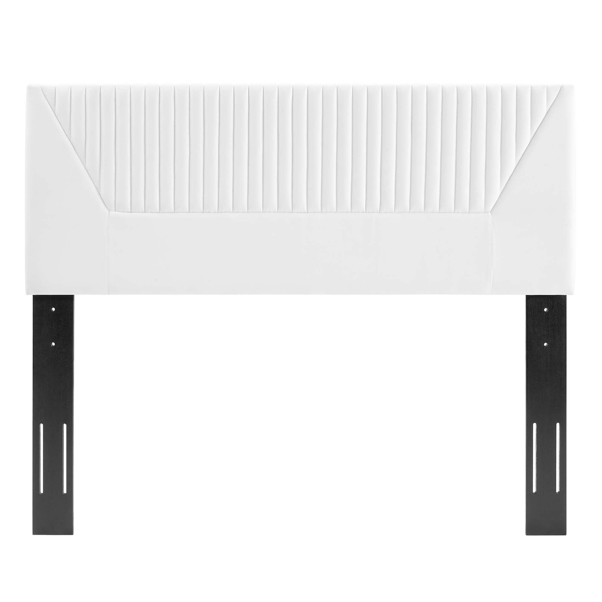 Patience Channel Tufted Performance Velvet Headboard