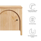 Appia Arched Door Nightstand