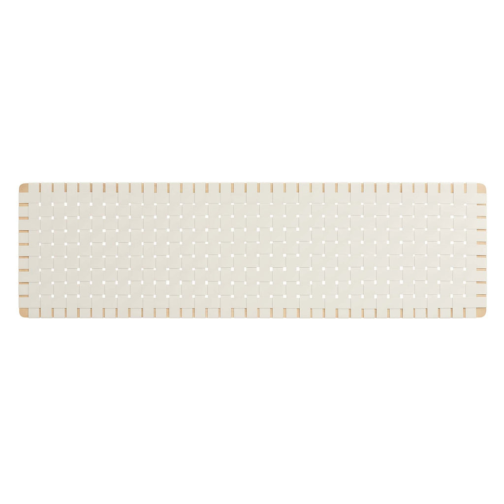 Sparta Weave Wall-Mount Vegan Leather Headboard