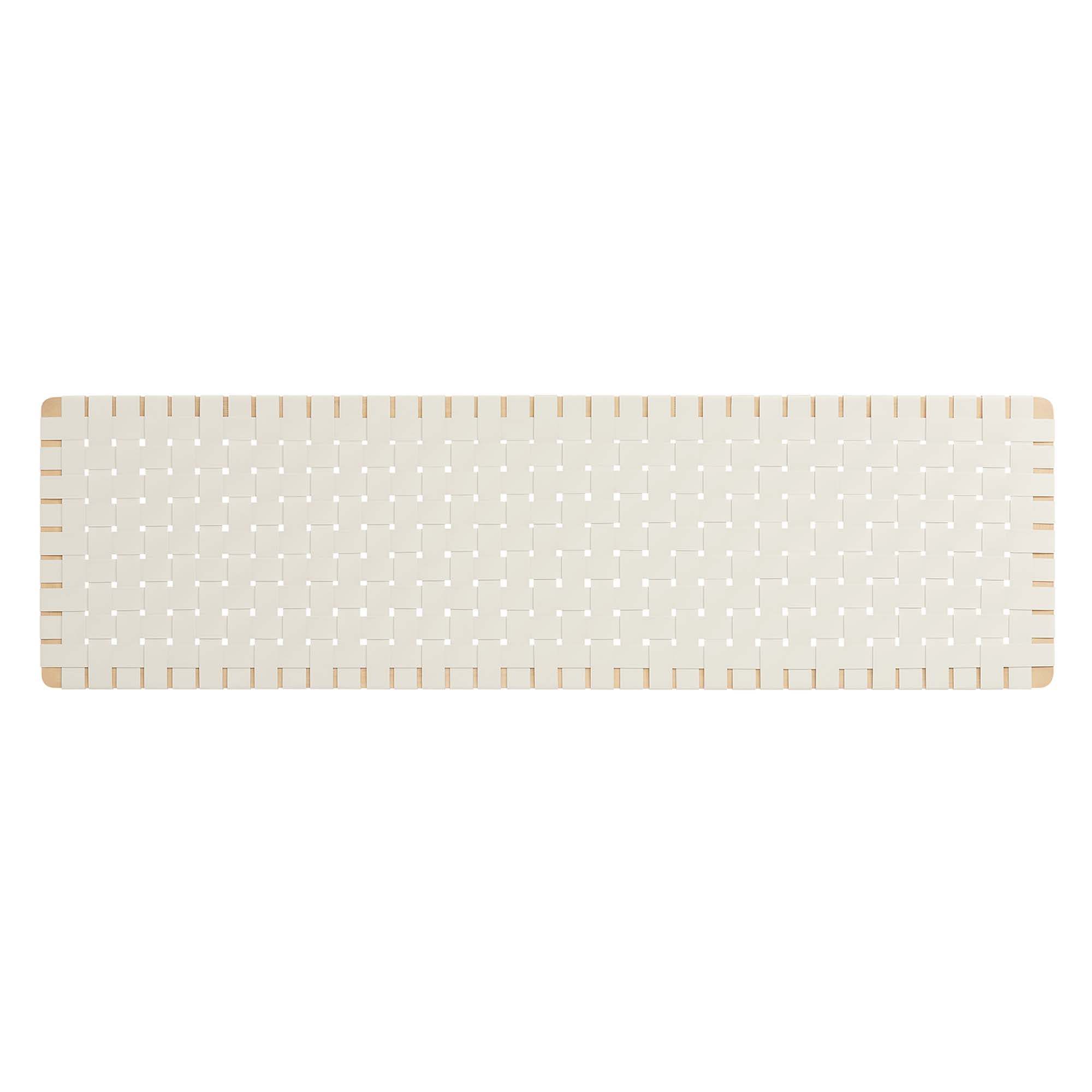 Sparta Weave Wall-Mount Vegan Leather Headboard